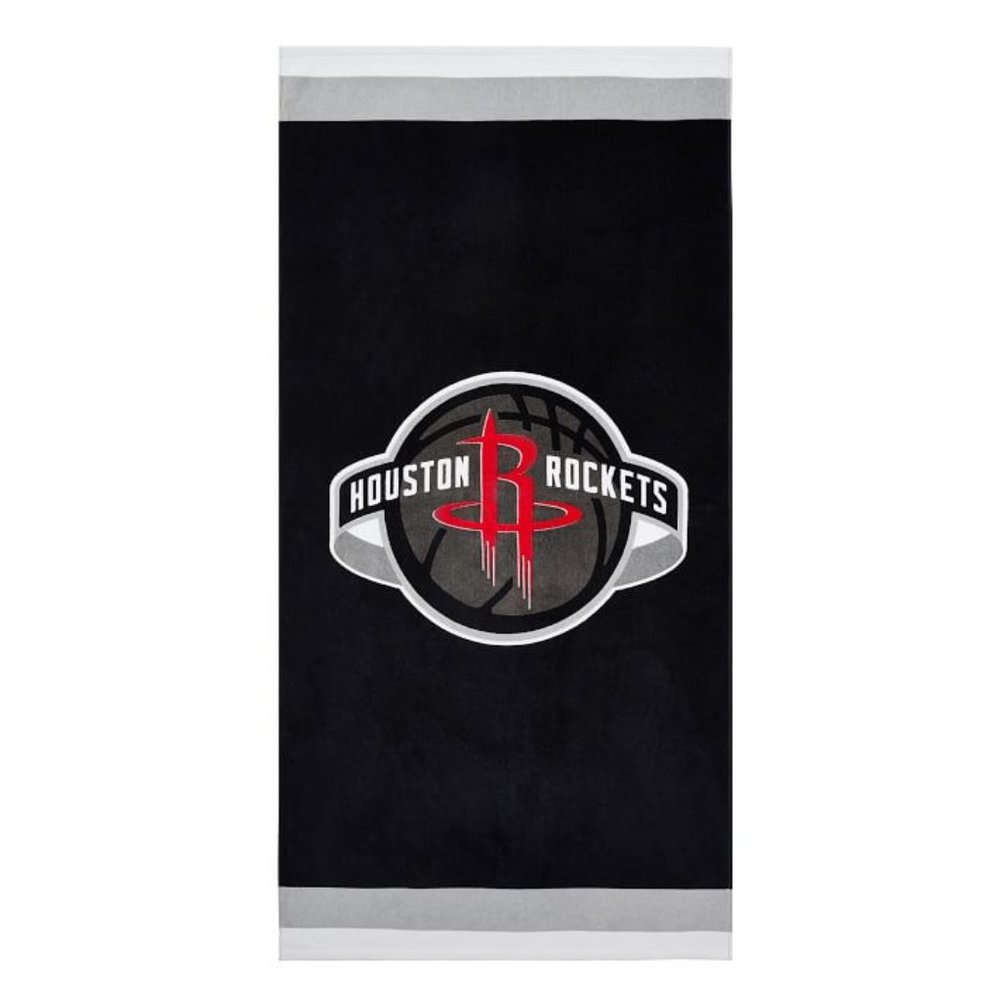 Pottery Barn Houston Rockets NBA Pool Beach Towel‎ NWT Black 32" x 64" New